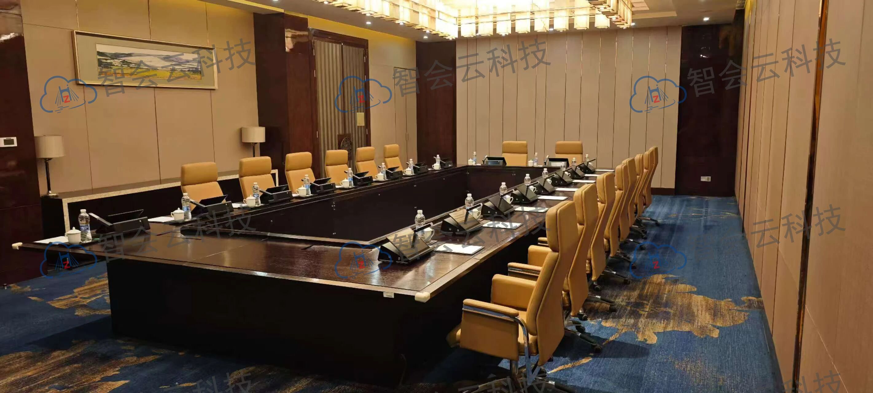 【智会云无纸化会议室案例】广州智会云助力赤峰富力万达嘉华酒店会议室升级